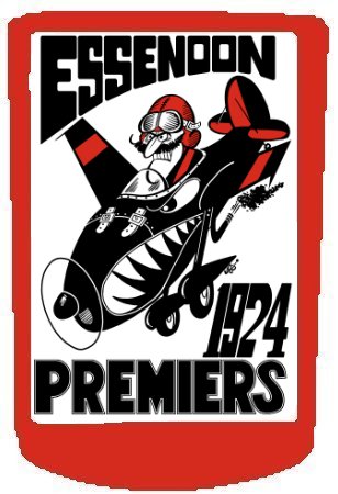 1924 Essendon Prem Stubby Holder FREE POST